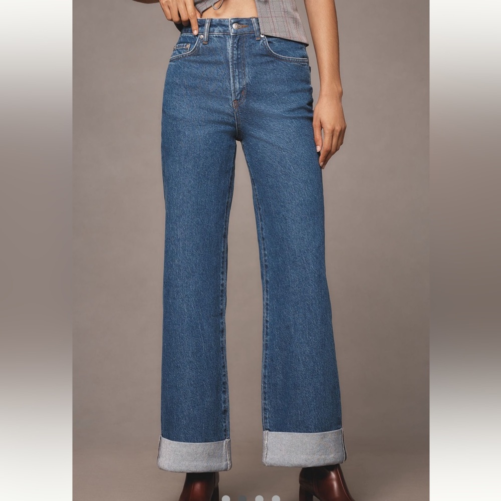 NWOT Pilcro Austyn High Rise Cuffed Jeans